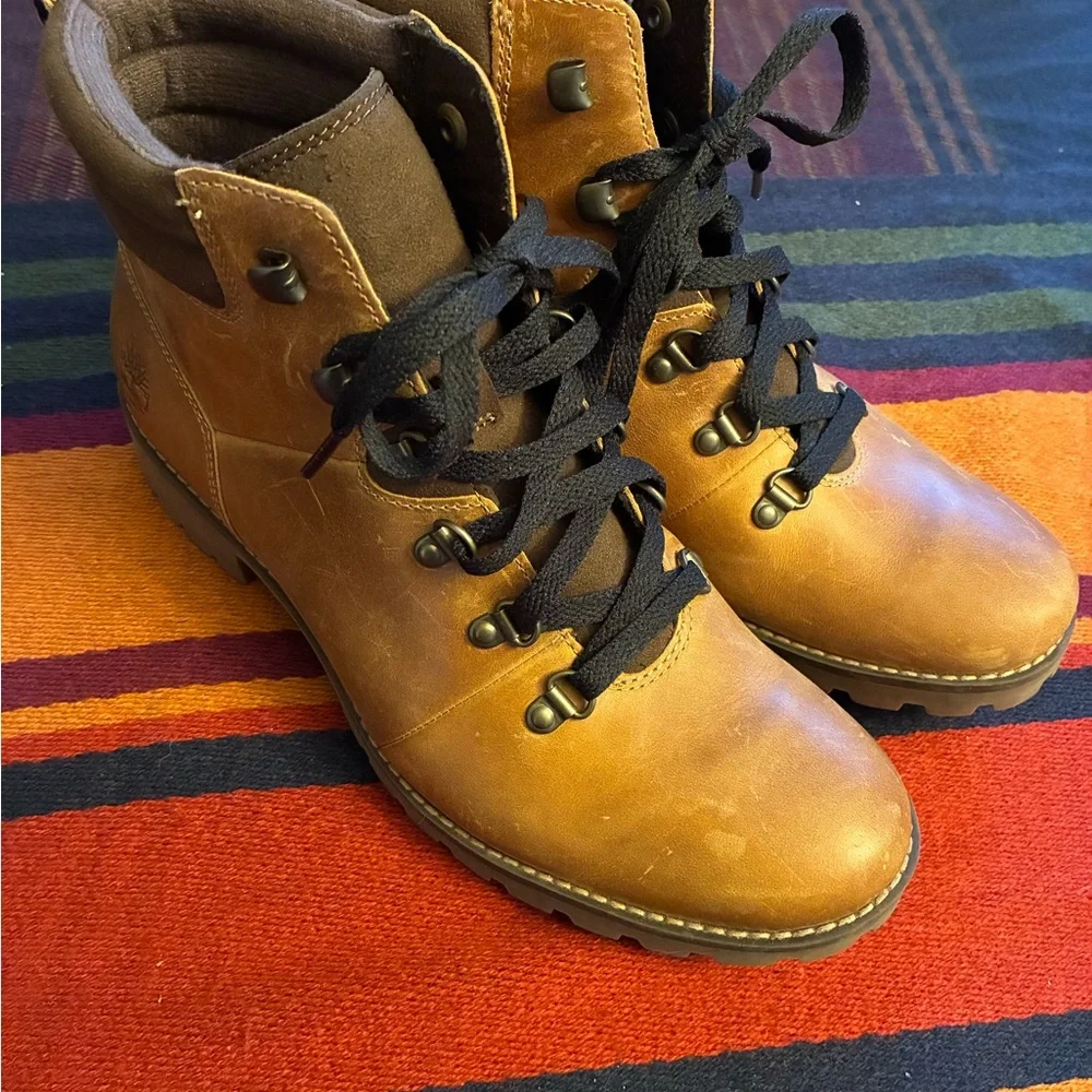 Timberland Ellendale Wheat Leather Women’s Boots 9 - Picture 1 of 5